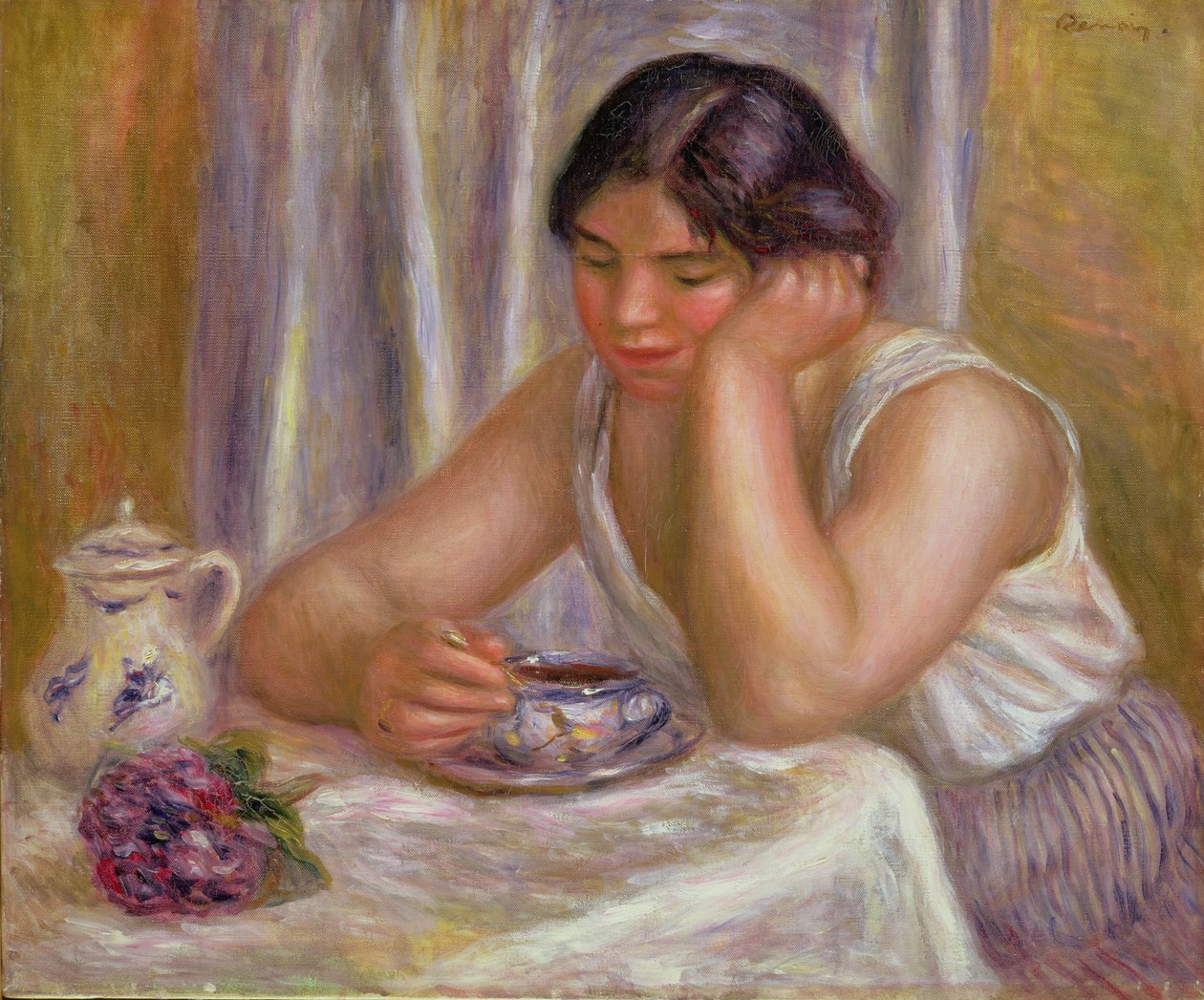 Tasse de chocolat - Pierre Auguste Renoir