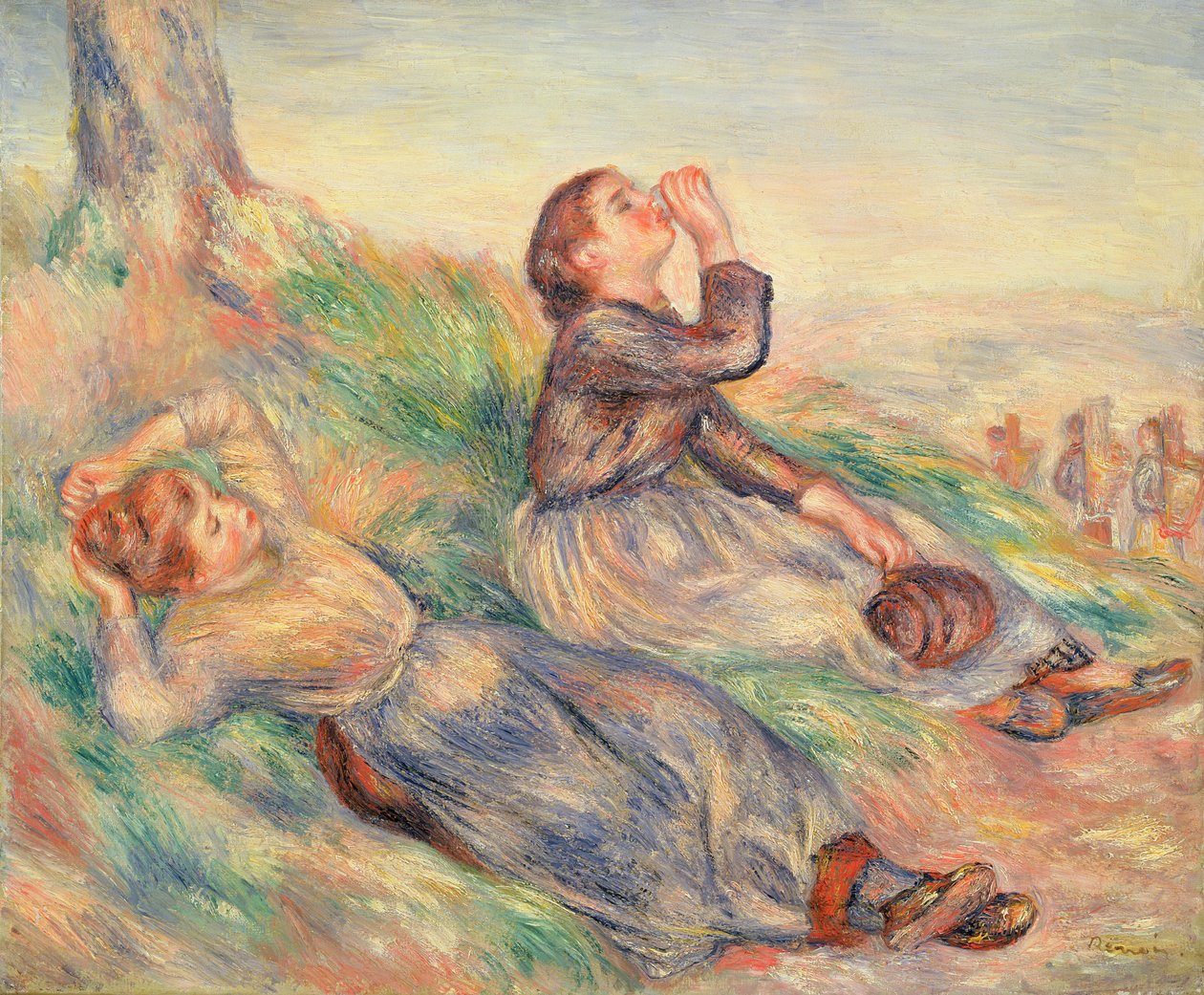 Vendangeurs se reposant, 1884 - Pierre Auguste Renoir