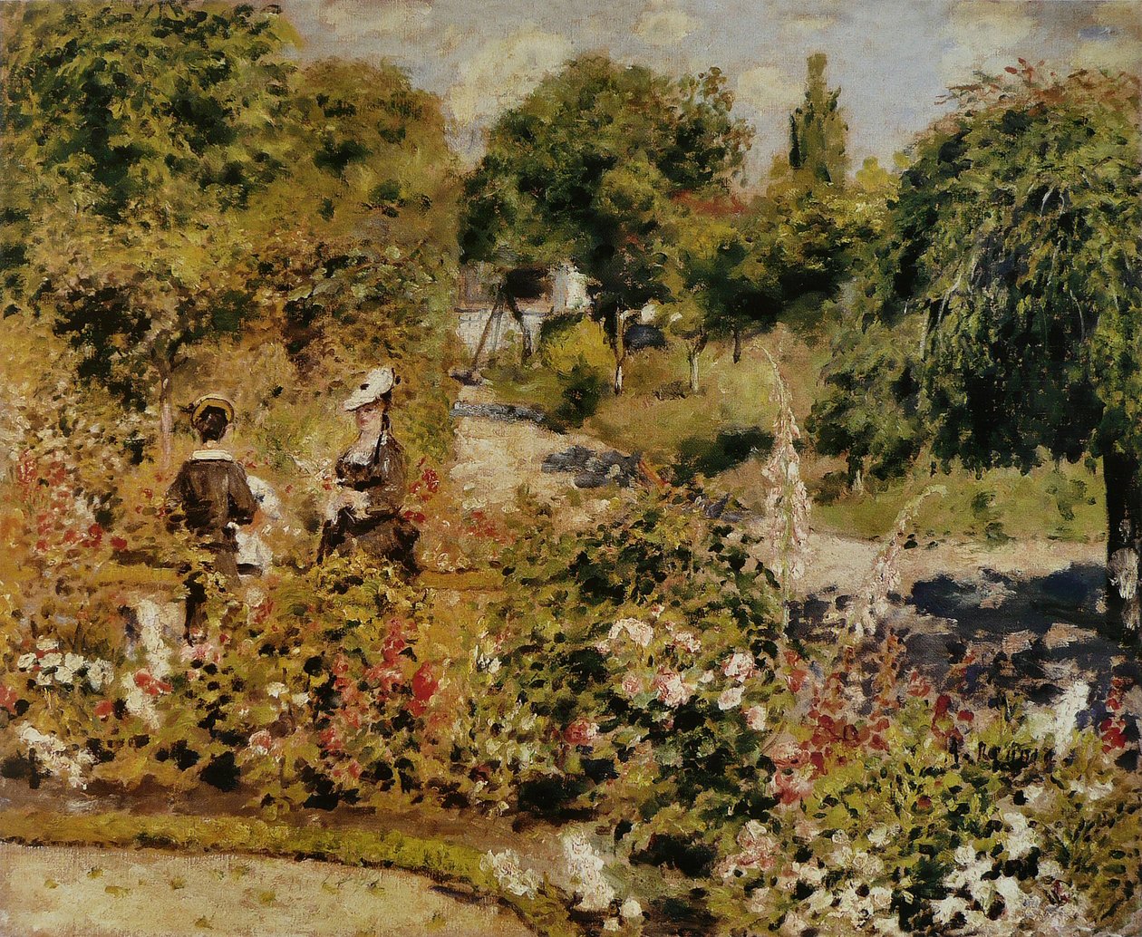 Jardin à Fontenay - Pierre Auguste Renoir