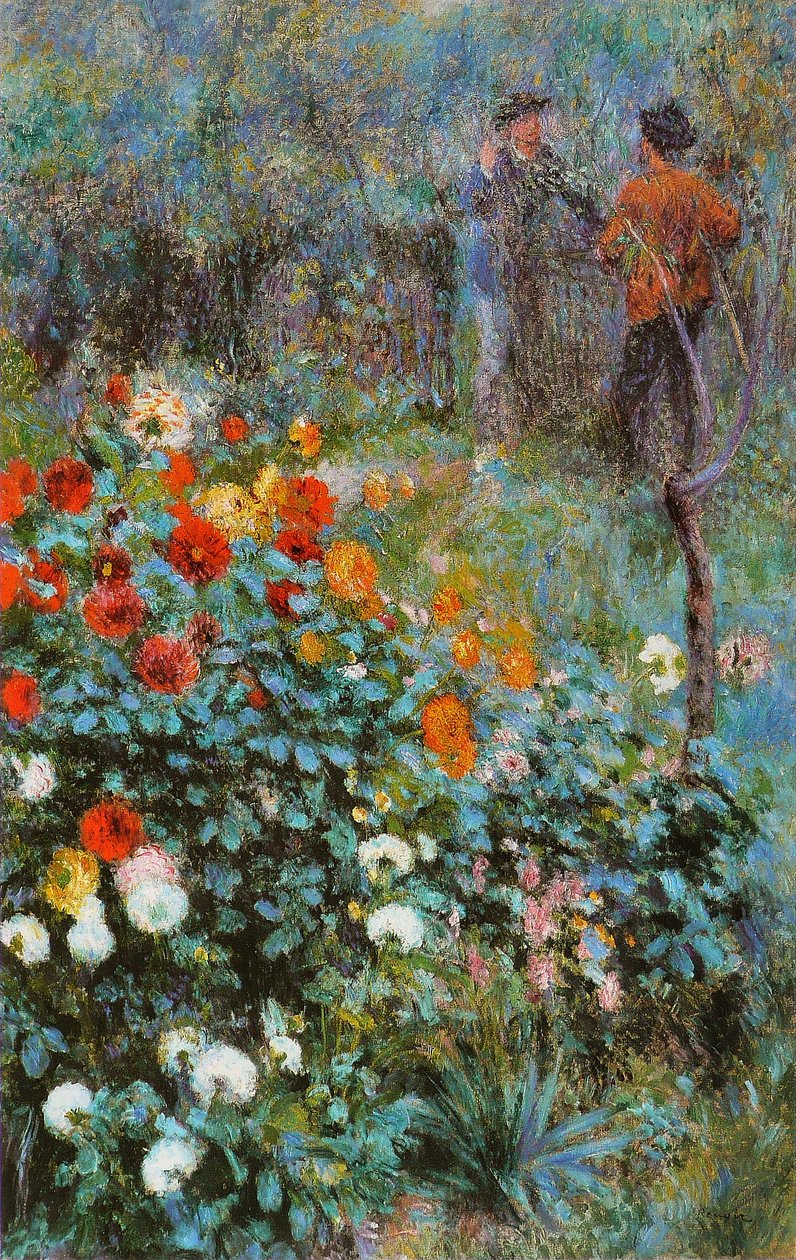 Jardin de la rue Cortot - Pierre Auguste Renoir