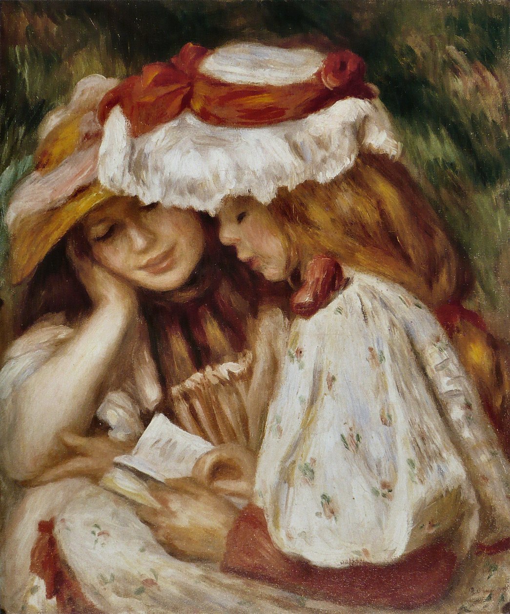 Jeunes filles lisant - Pierre Auguste Renoir