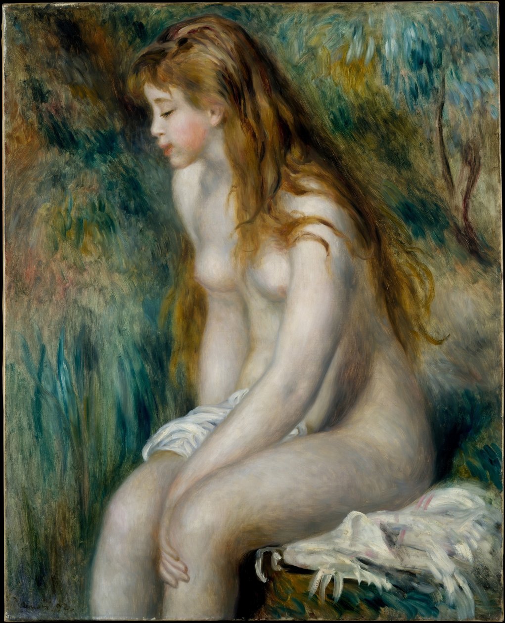 Jeune baigneuse - Pierre-Auguste Renoir