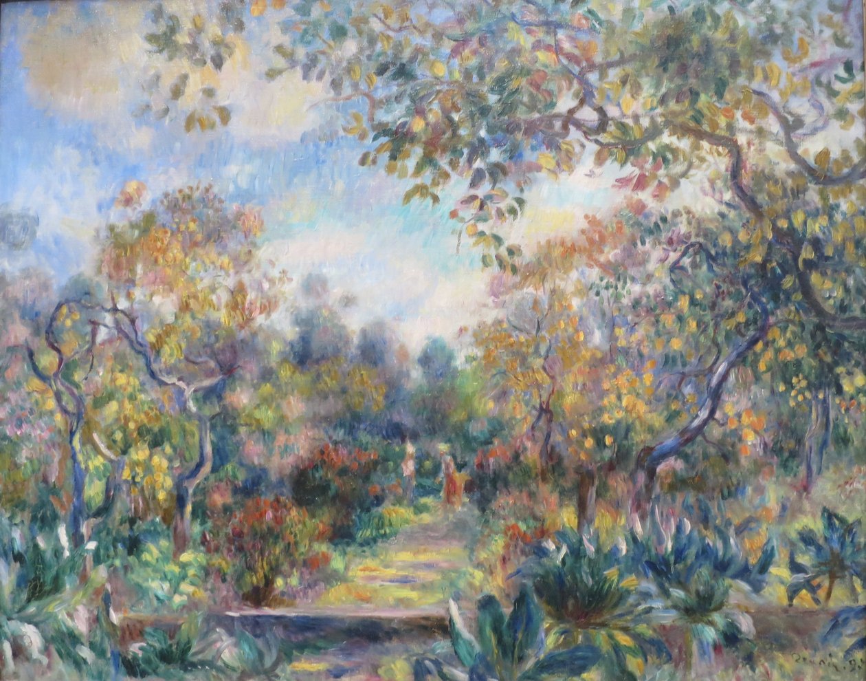 Paysage à Beaulieu - Pierre Auguste Renoir