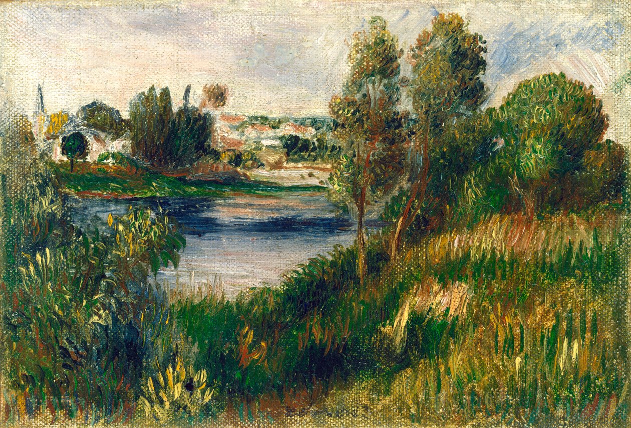 Paysage à Vétheuil - Pierre Auguste Renoir