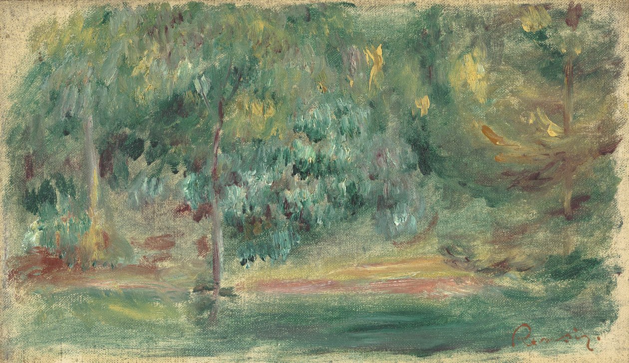 Paysage, c.1860-80 - Pierre Auguste Renoir