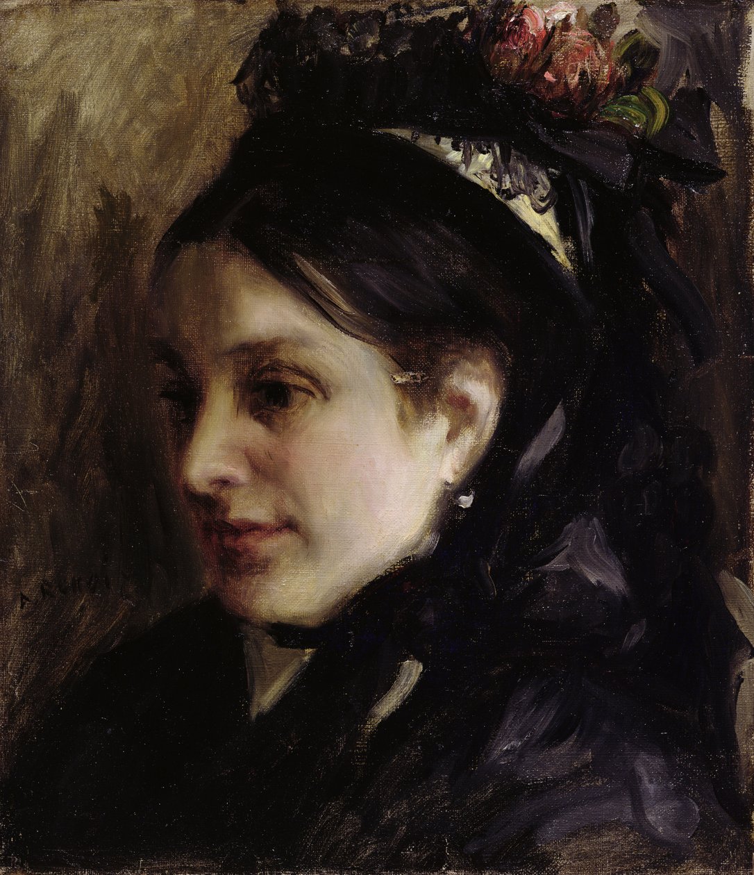 Portrait de Rapha Maitre, 1870 - Pierre Auguste Renoir