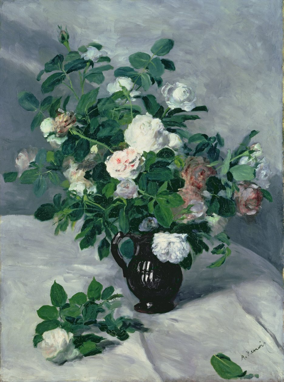 Nature Morte avec Roses - Pierre Auguste Renoir