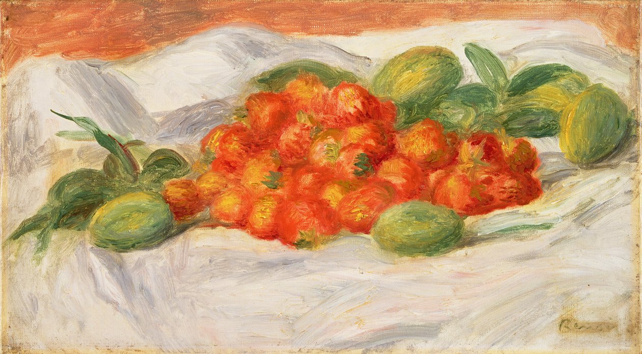 Fraises et amandes, vers 1900 - Pierre Auguste Renoir
