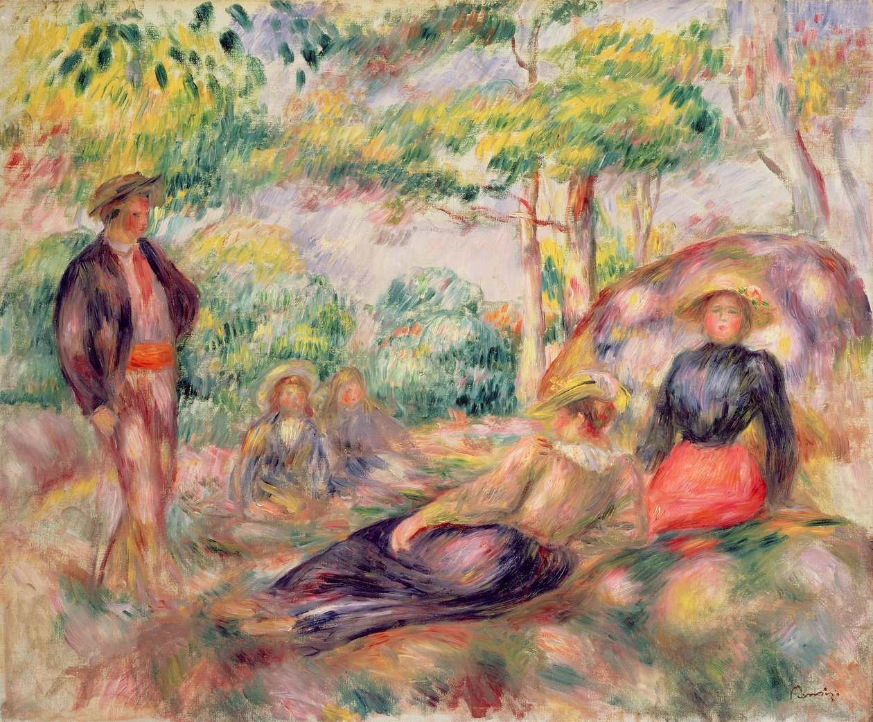 Étude pour Pique-nique, vers 1893 - Pierre Auguste Renoir