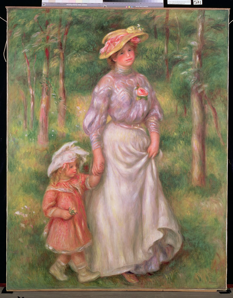 La promenade, c.1906 - Pierre-Auguste Renoir
