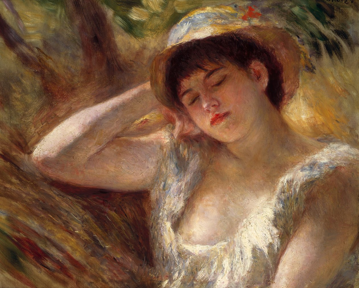 Le Dormeur, 1880 - Pierre Auguste Renoir