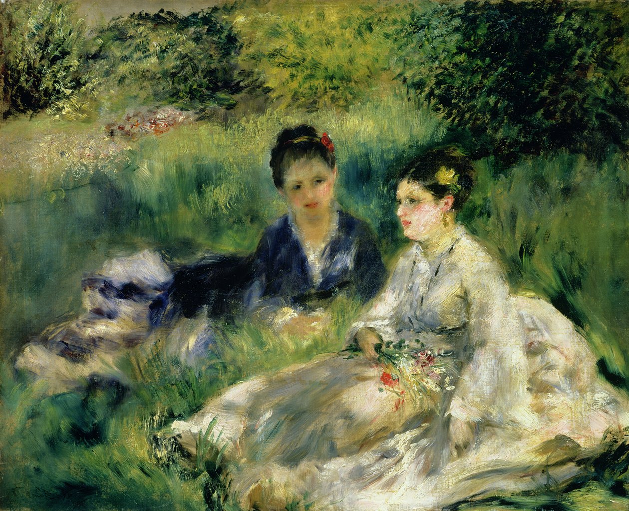 Deux femmes dans le parc, 1875 - Pierre Auguste Renoir