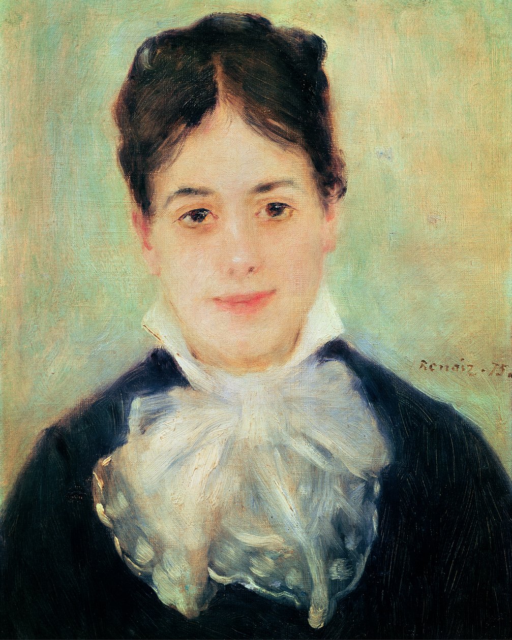 Femme souriante, 1875 - Pierre Auguste Renoir