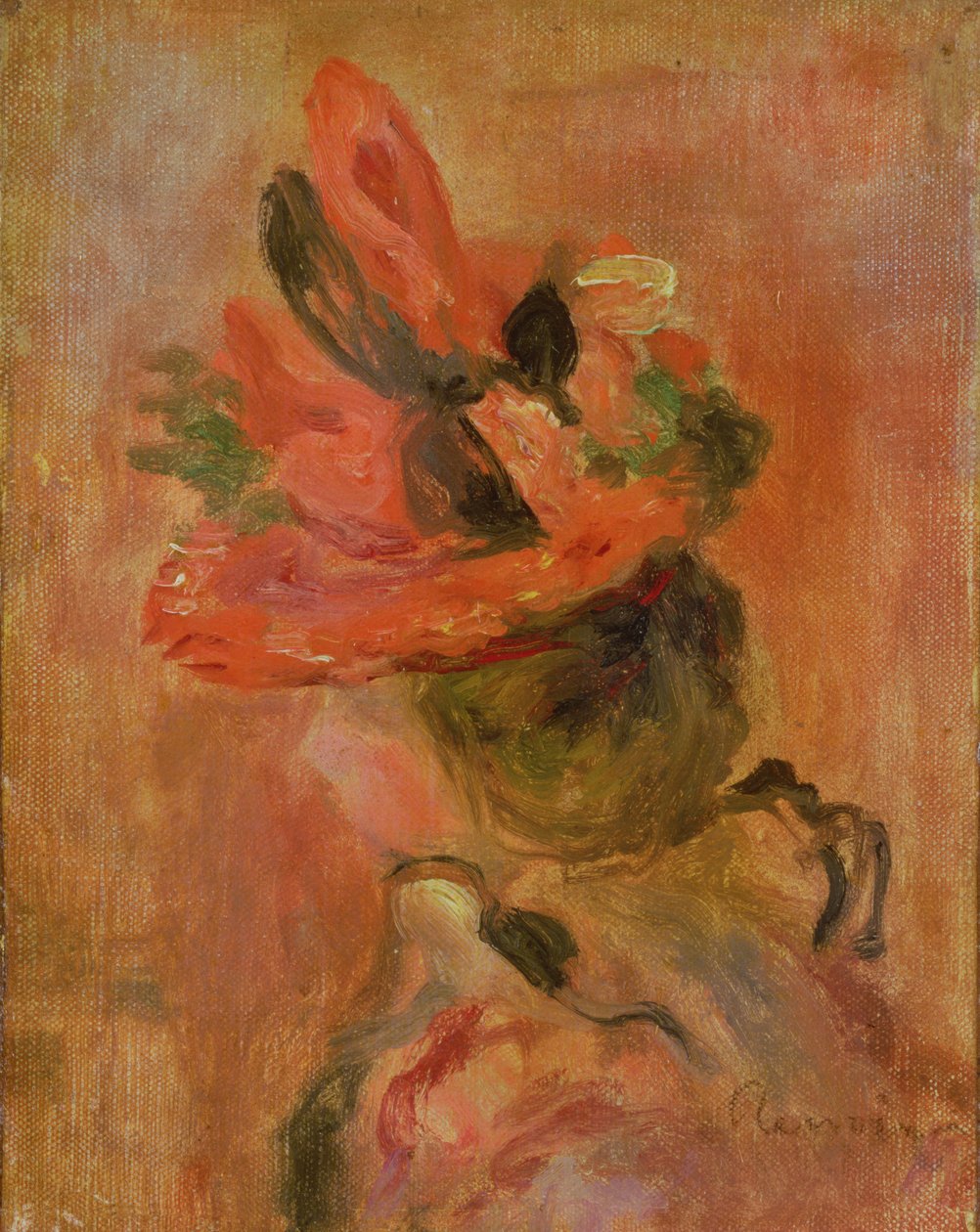 Femme avec un chapeau - Pierre Auguste Renoir