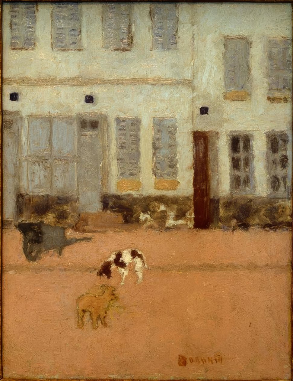 Rue à Eragny-sur-Oise (Les Chiens d
