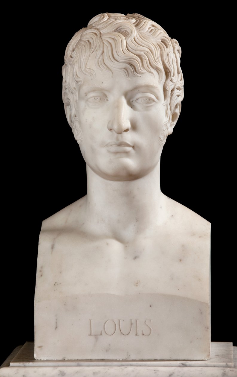 Buste de Louis Bonaparte (marbre) - Pierre Cartellier