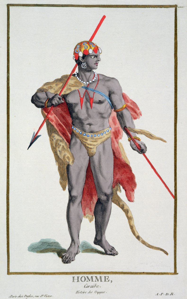 Un homme des Caraïbes, 1780 - Pierre Duflos