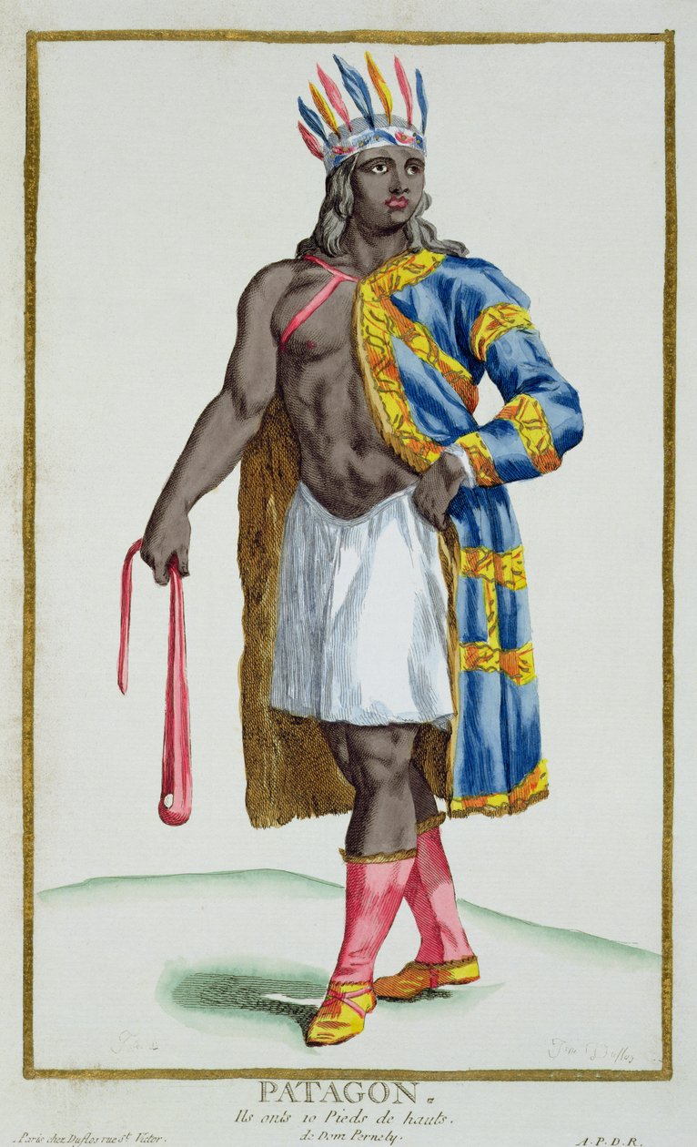 Un homme patagonien, 1780 - Pierre Duflos