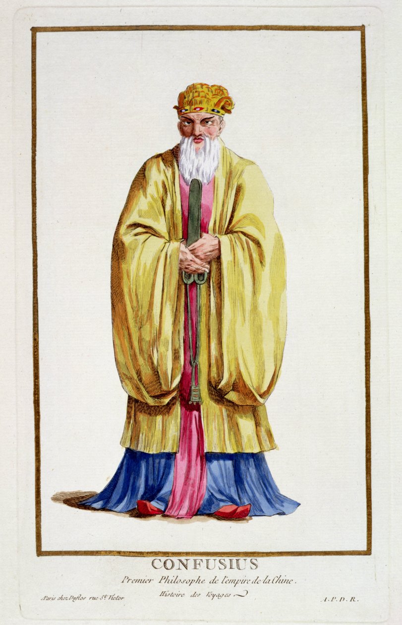 Confucius (551-479 av. J.-C.), de 