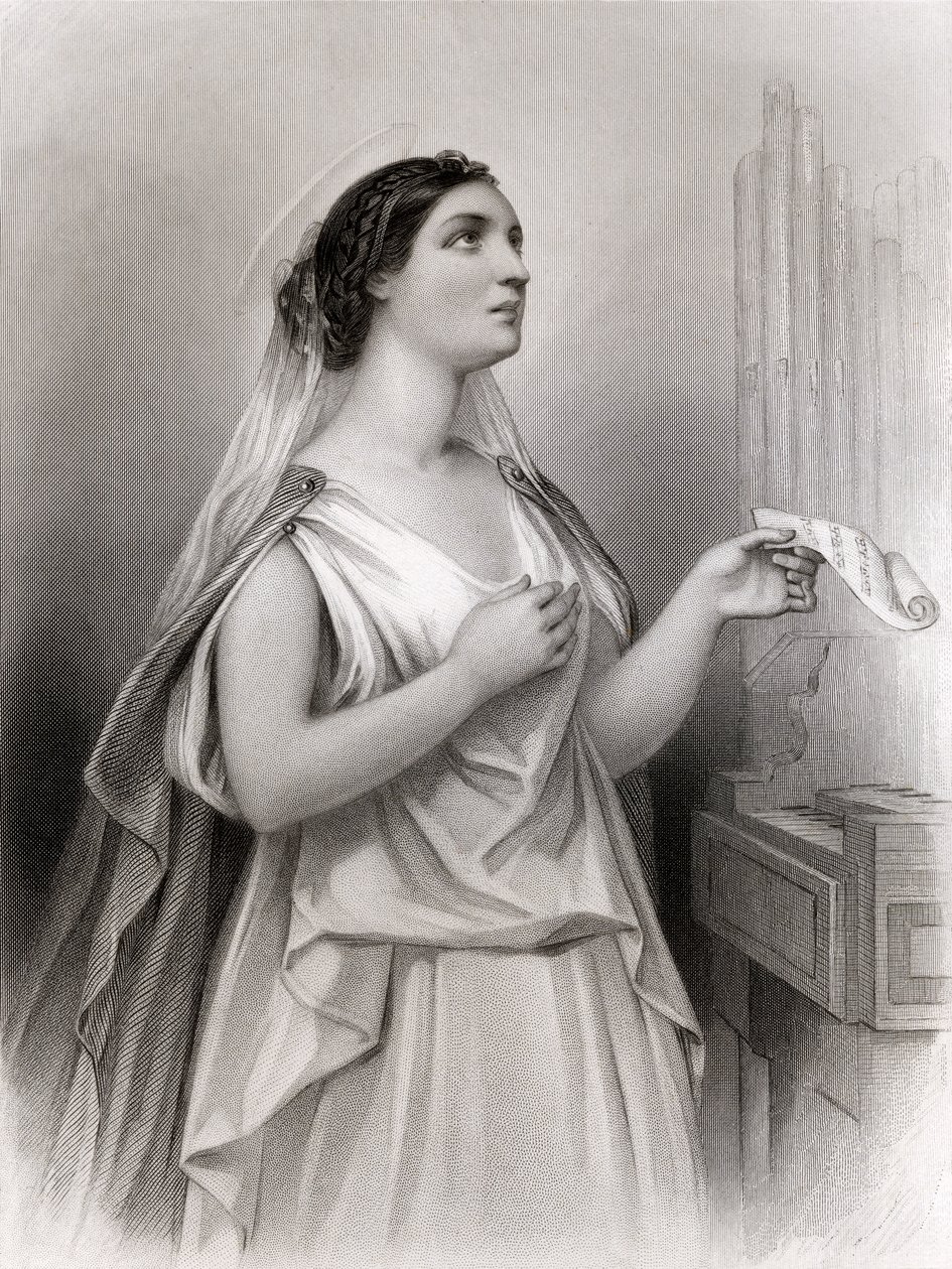 Sainte Cécile, illustration de 