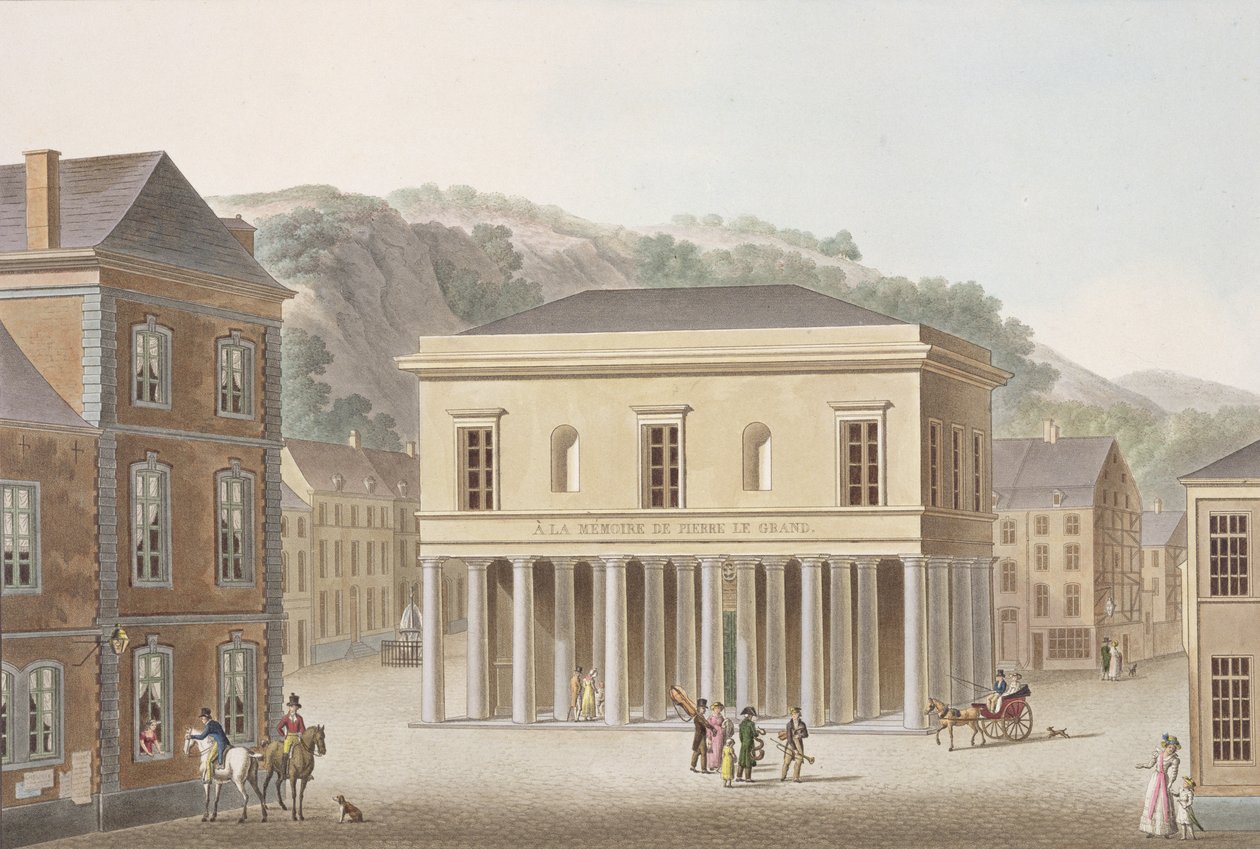 Portique de la fontaine de Pouhon à Spa, de 