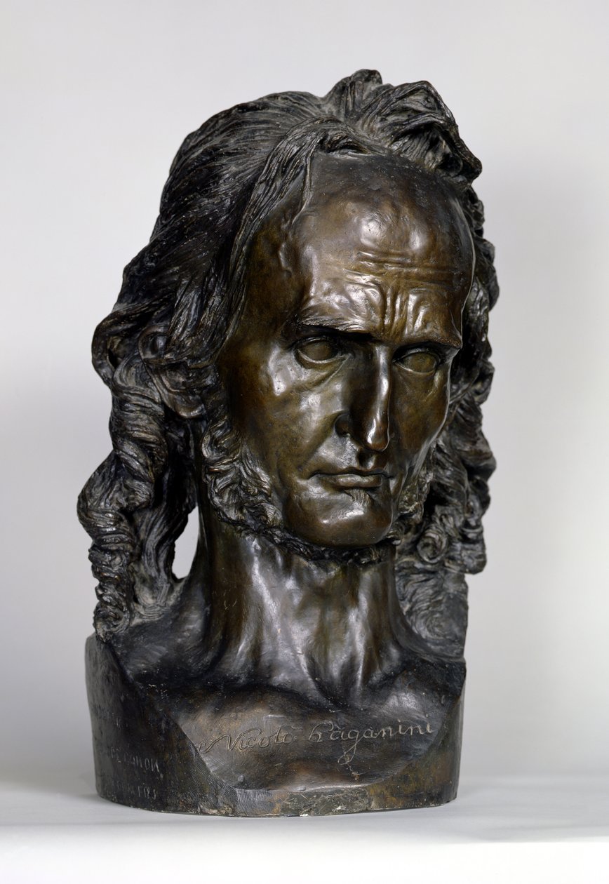 Buste de Nicolo Paganini (1784-1840) - Pierre Jean David d