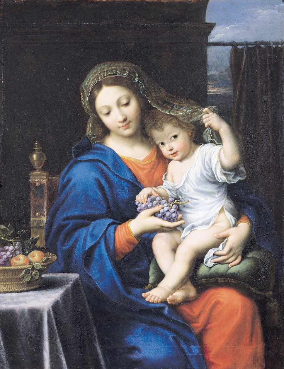 La Vierge aux raisins (1640-50) - Pierre Mignard