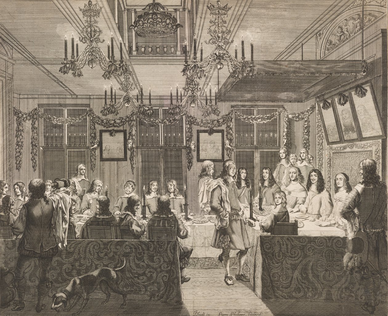 Banquet au Mauritshuis le 30 mai 1660 à l