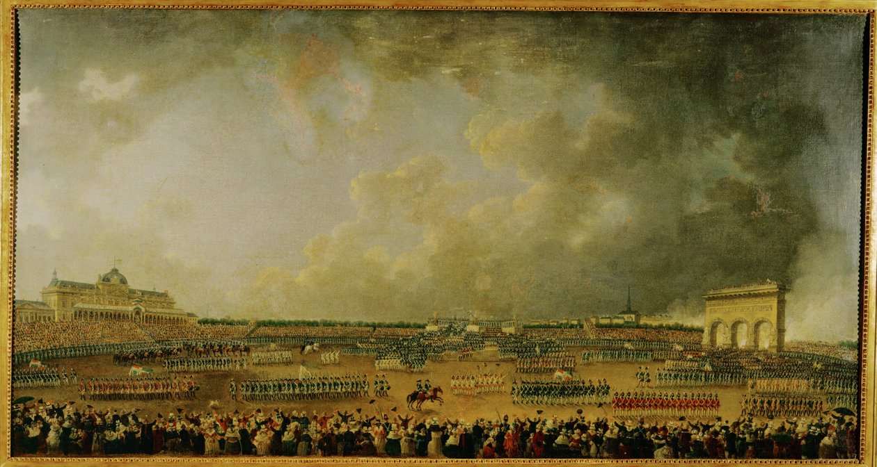 Fête de la Fédération au Champs de Mars ... - Pierre Antoine (attr. to) Demachy