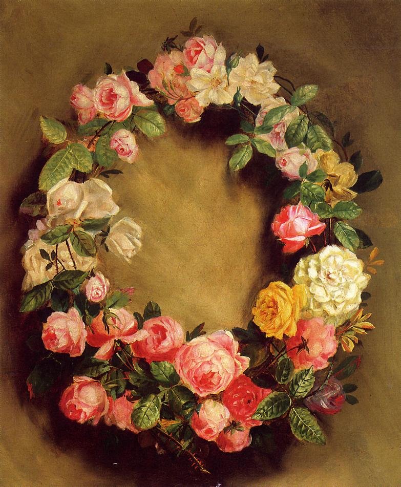 Couronne de roses - Pierre Auguste Renoir
