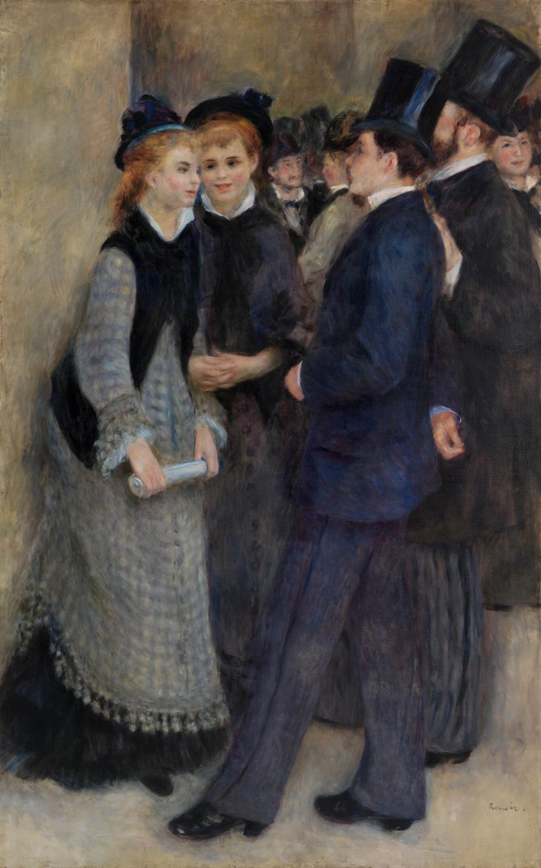 La Sortie du conservatoire - Pierre Auguste Renoir