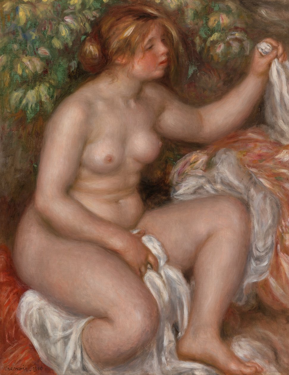 La Sortie du bain - Pierre-Auguste Renoir