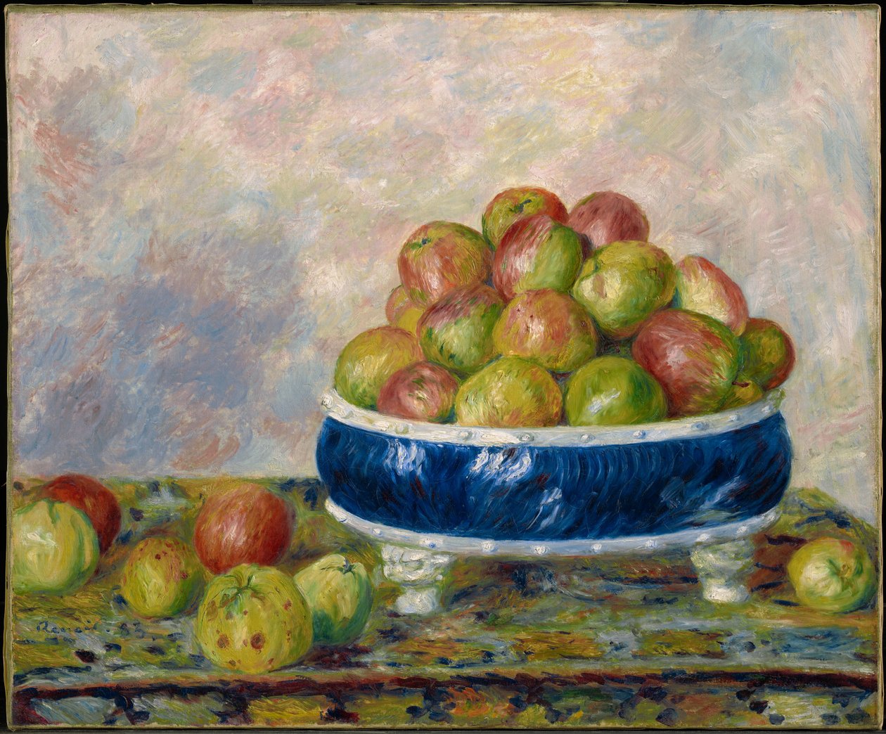 Pommes dans un plat - Pierre-Auguste Renoir
