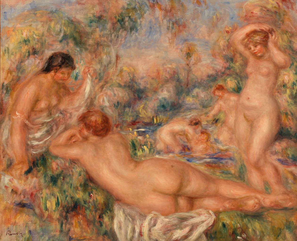 Baigneuses - Pierre-Auguste Renoir