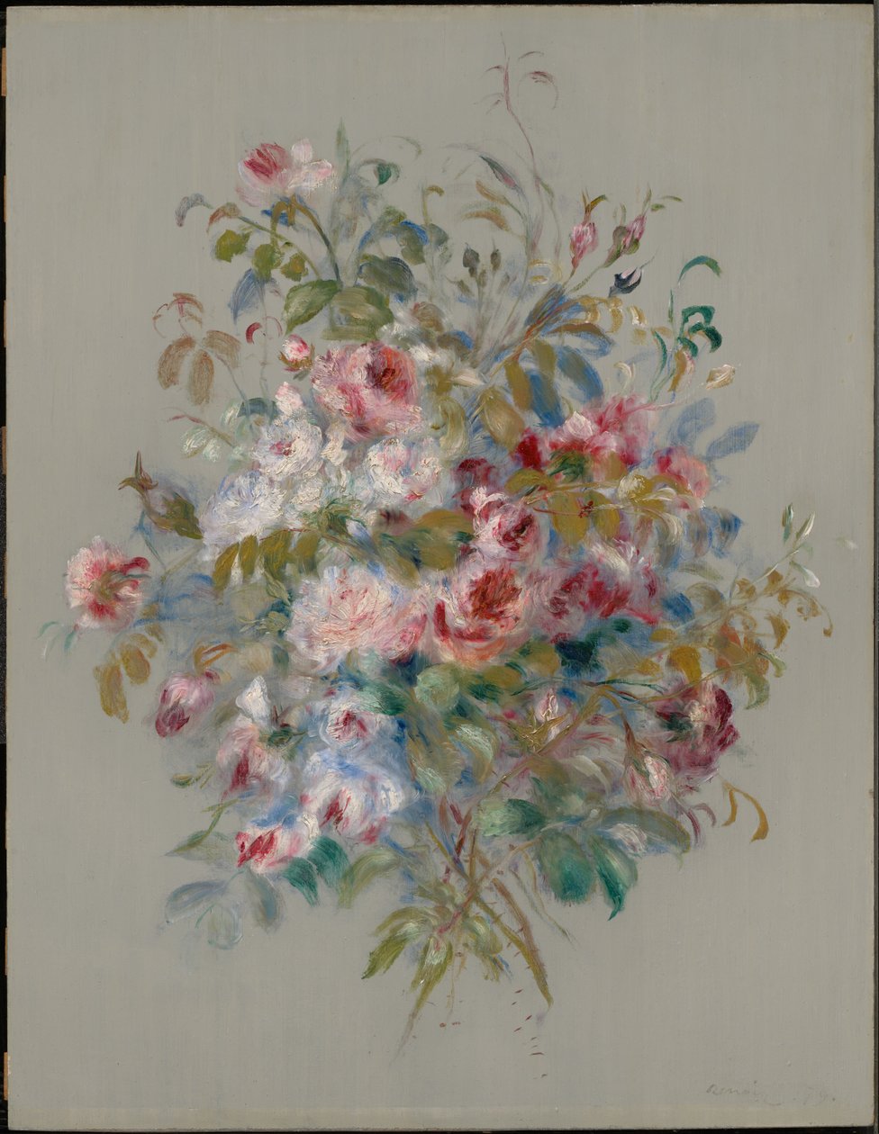Bouquet de roses - Pierre-Auguste Renoir