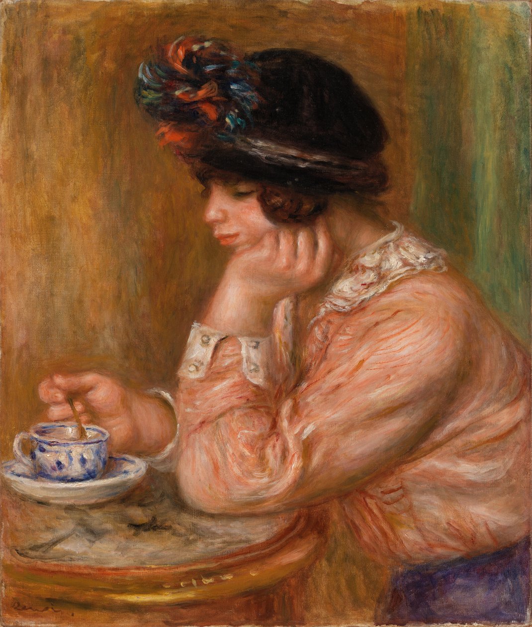 La Tasse de chocolat - Pierre-Auguste Renoir