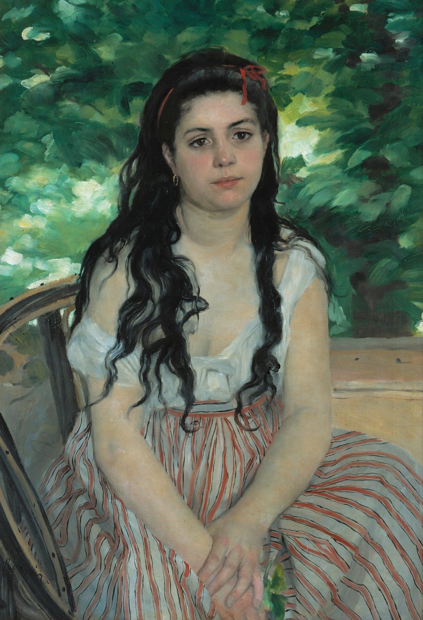 En été - La bohémienne - Pierre Auguste Renoir