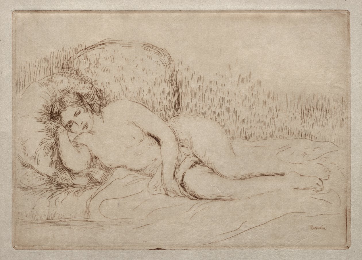 Femme nue couchée - Pierre-Auguste Renoir