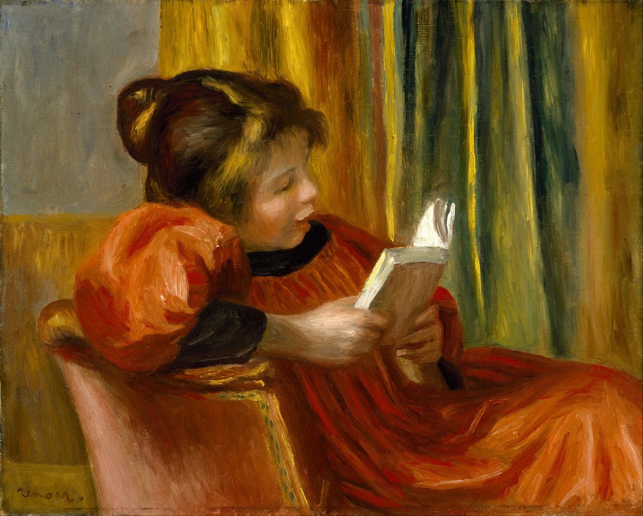 Une jeune fille en train de lire - Pierre-Auguste Renoir