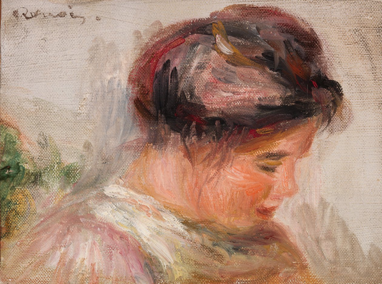 Tête de jeune fille - Pierre-Auguste Renoir