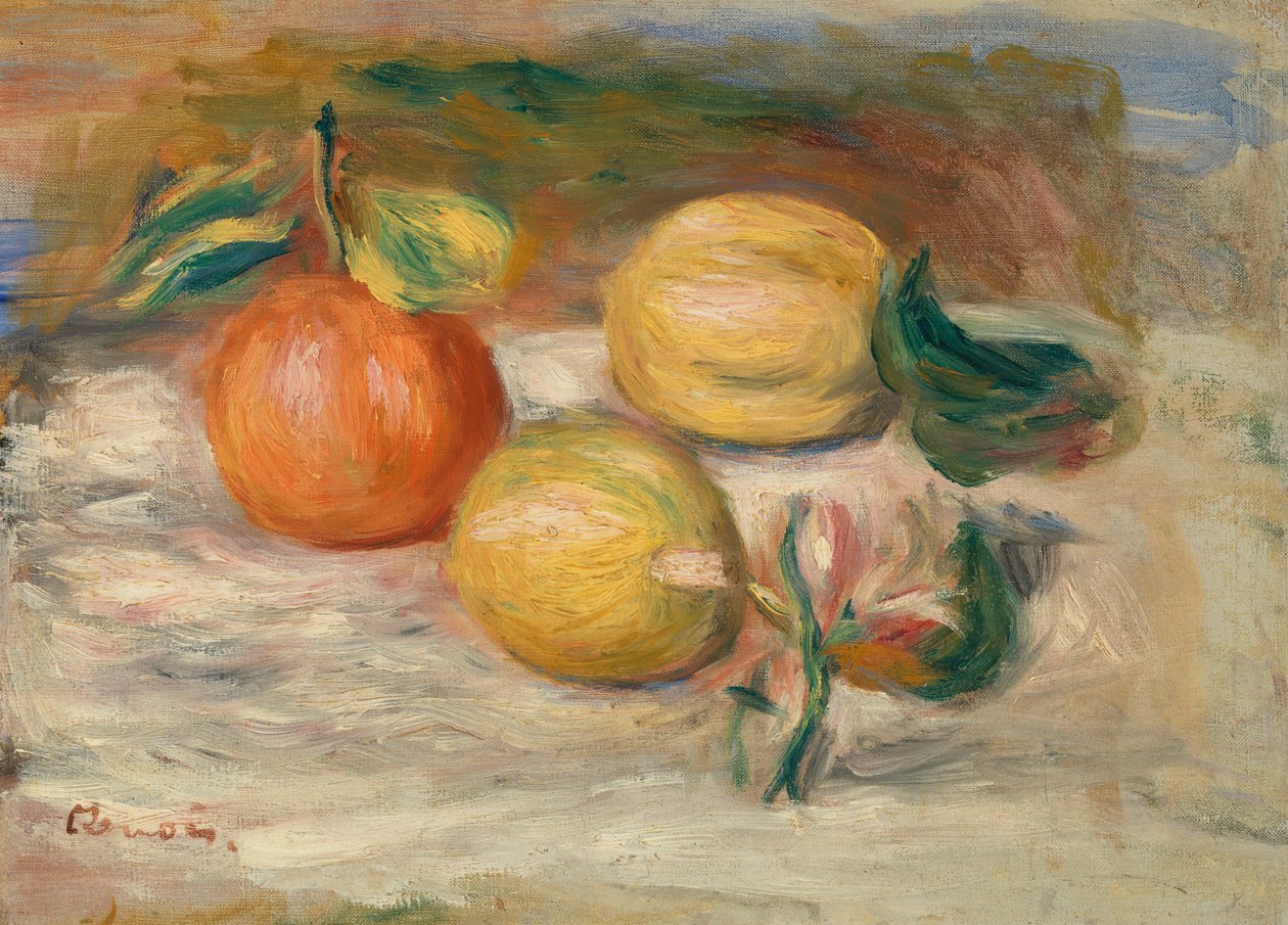 Citrons et orange - Pierre-Auguste Renoir