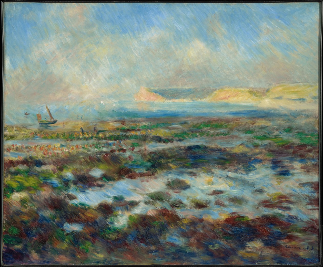 Marée basse, Yport - Pierre-Auguste Renoir