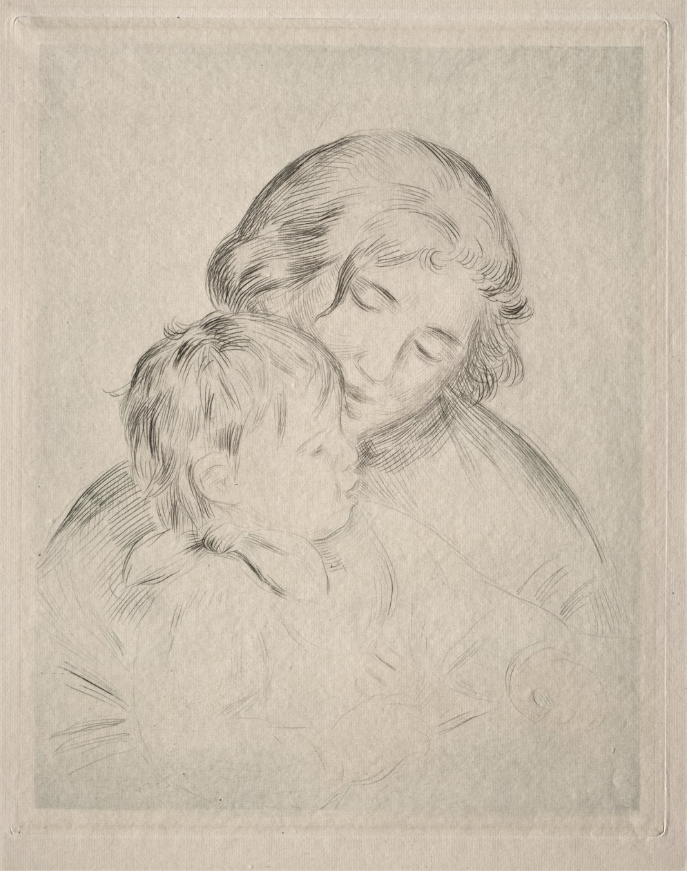 Mère et enfant - Pierre-Auguste Renoir