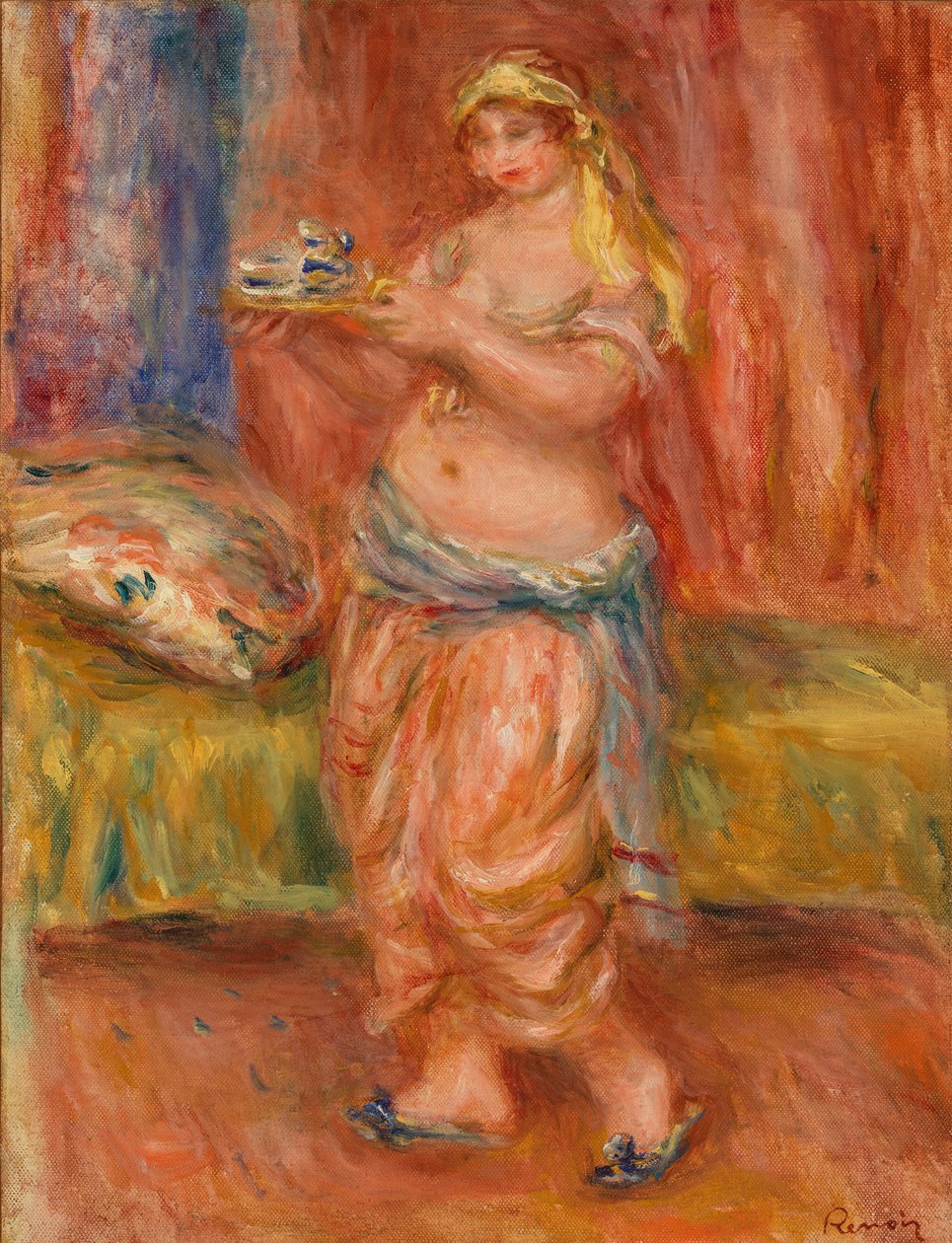 Odalisque à la théière - Pierre-Auguste Renoir