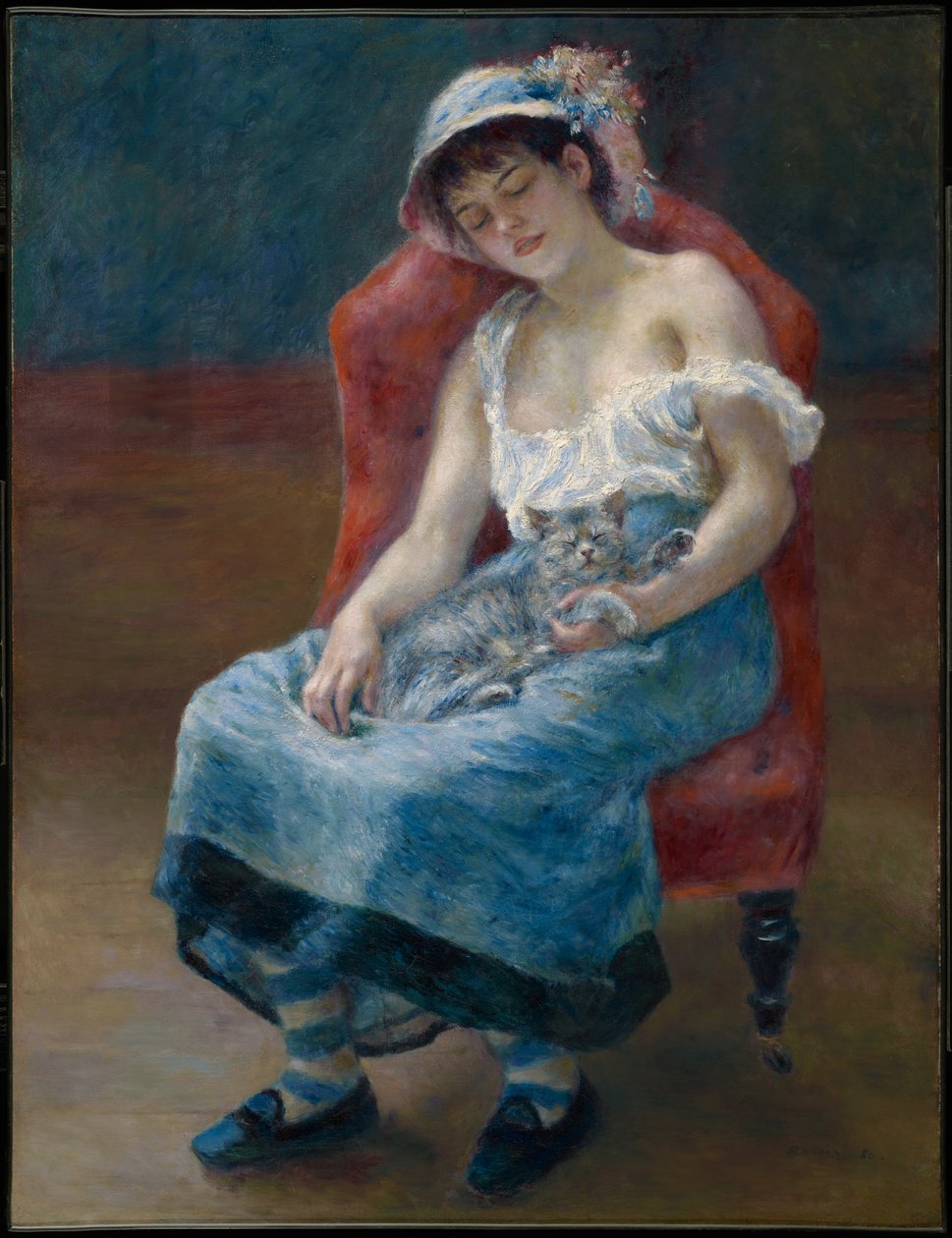 Fille endormie - Pierre-Auguste Renoir