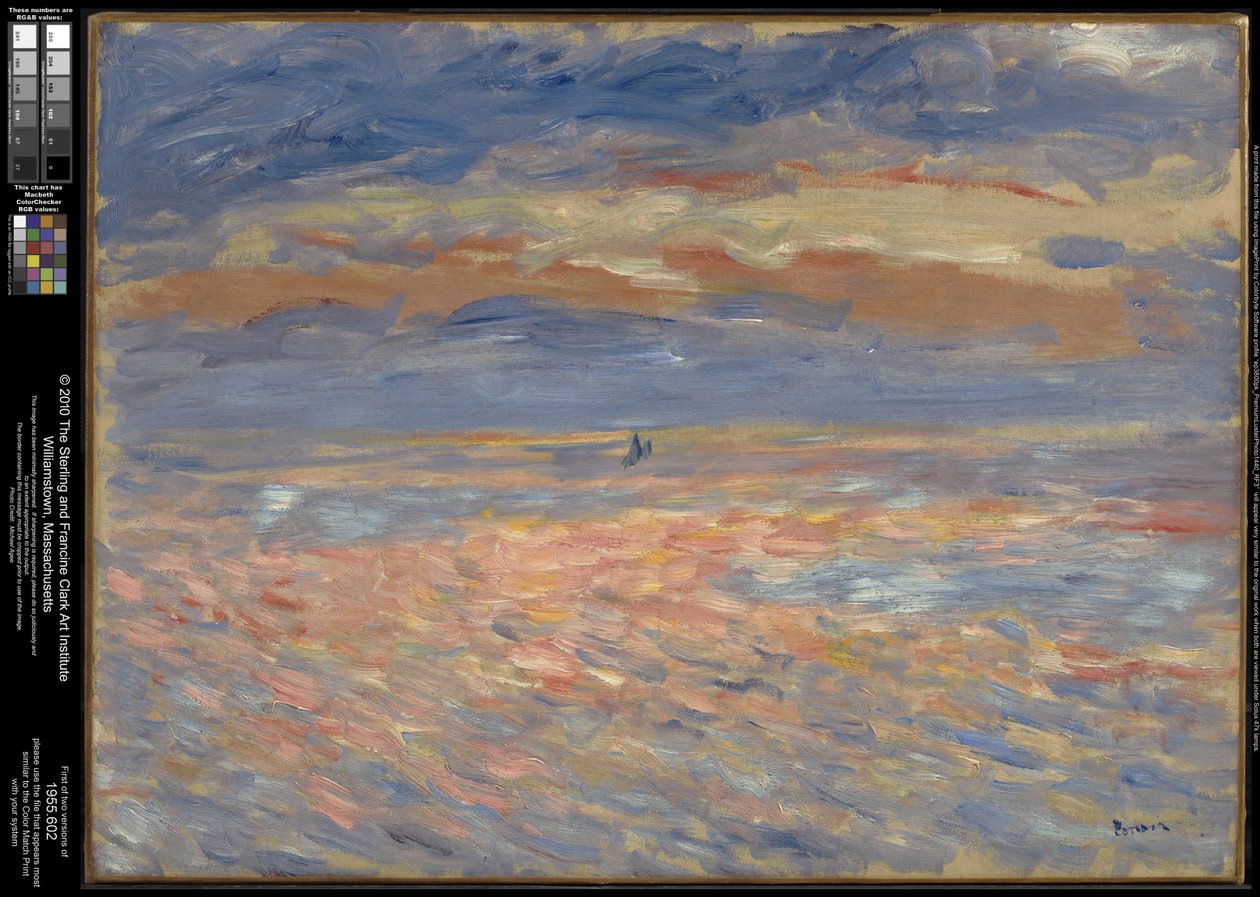 Coucher de soleil - Pierre-Auguste Renoir