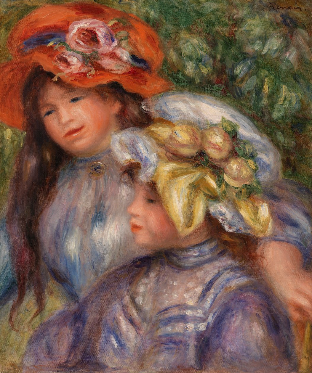 Deux fillettes - Pierre-Auguste Renoir