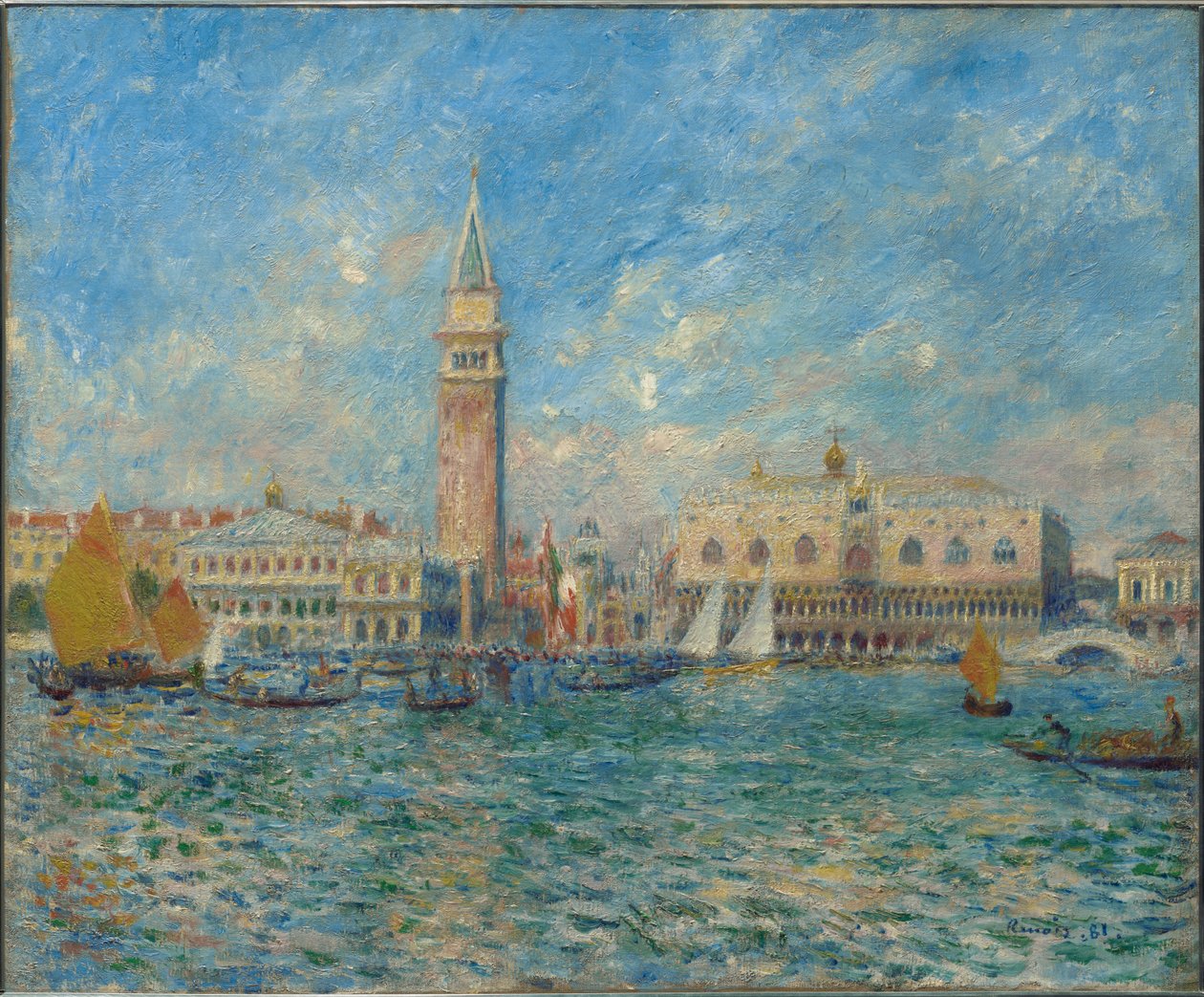 Venise, le palais des Doges - Pierre-Auguste Renoir