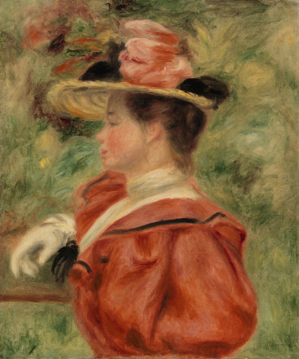 Femme au gant - Pierre-Auguste Renoir