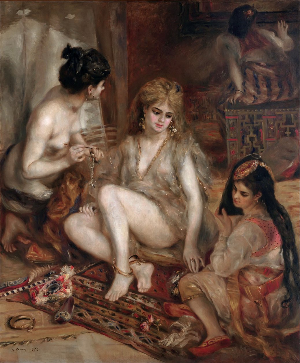 Parisiennes en costume algérien (Harem) - Pierre-Auguste Renoir